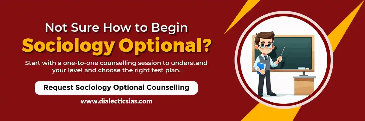 Sociology Optional Counselling Creative – UPSC Optional Guidance Poster Test Series Counselling Ad Design Idea Designed by MgiWebzone