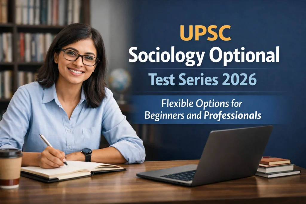 UPSC Sociology Optional Test Series 2026- 27 for Beginners and Working Professionals