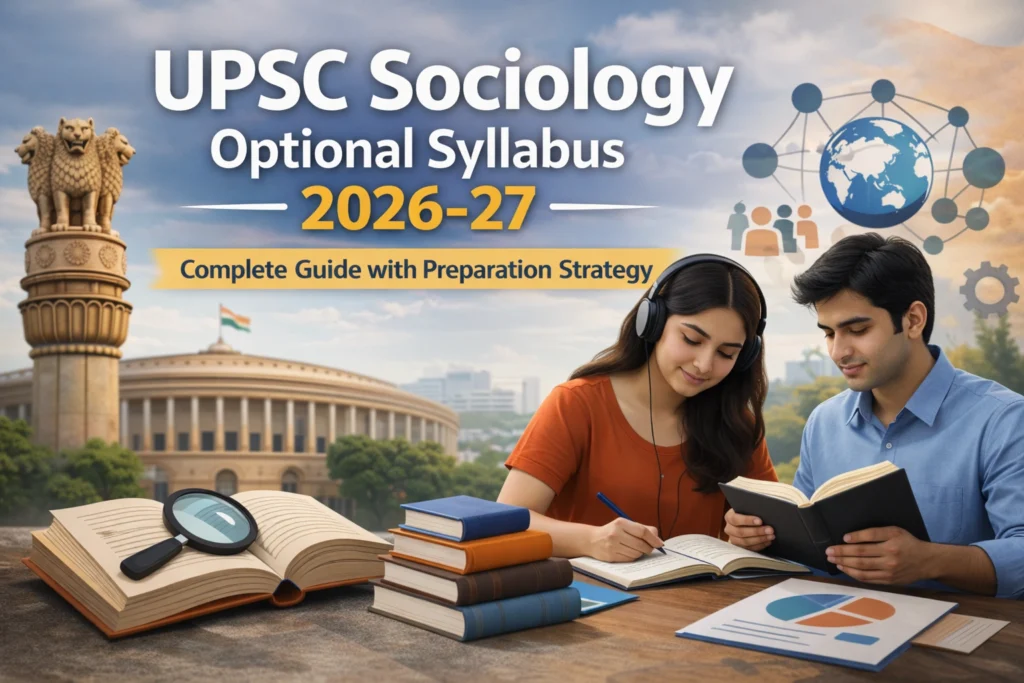 UPSC Sociology Optional Syllabus 2026-27