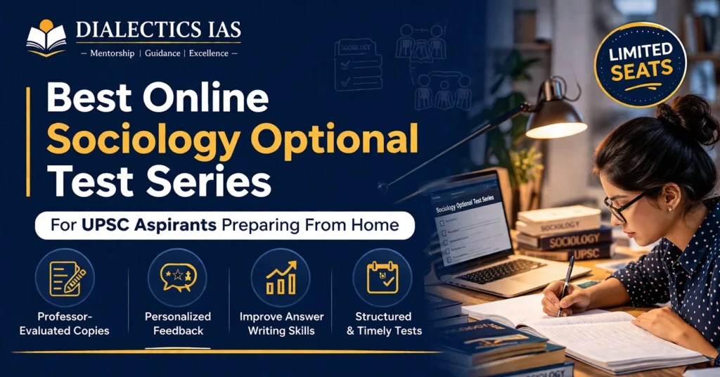 Best Online Sociology Optional Test Series for Students Preparing from Home